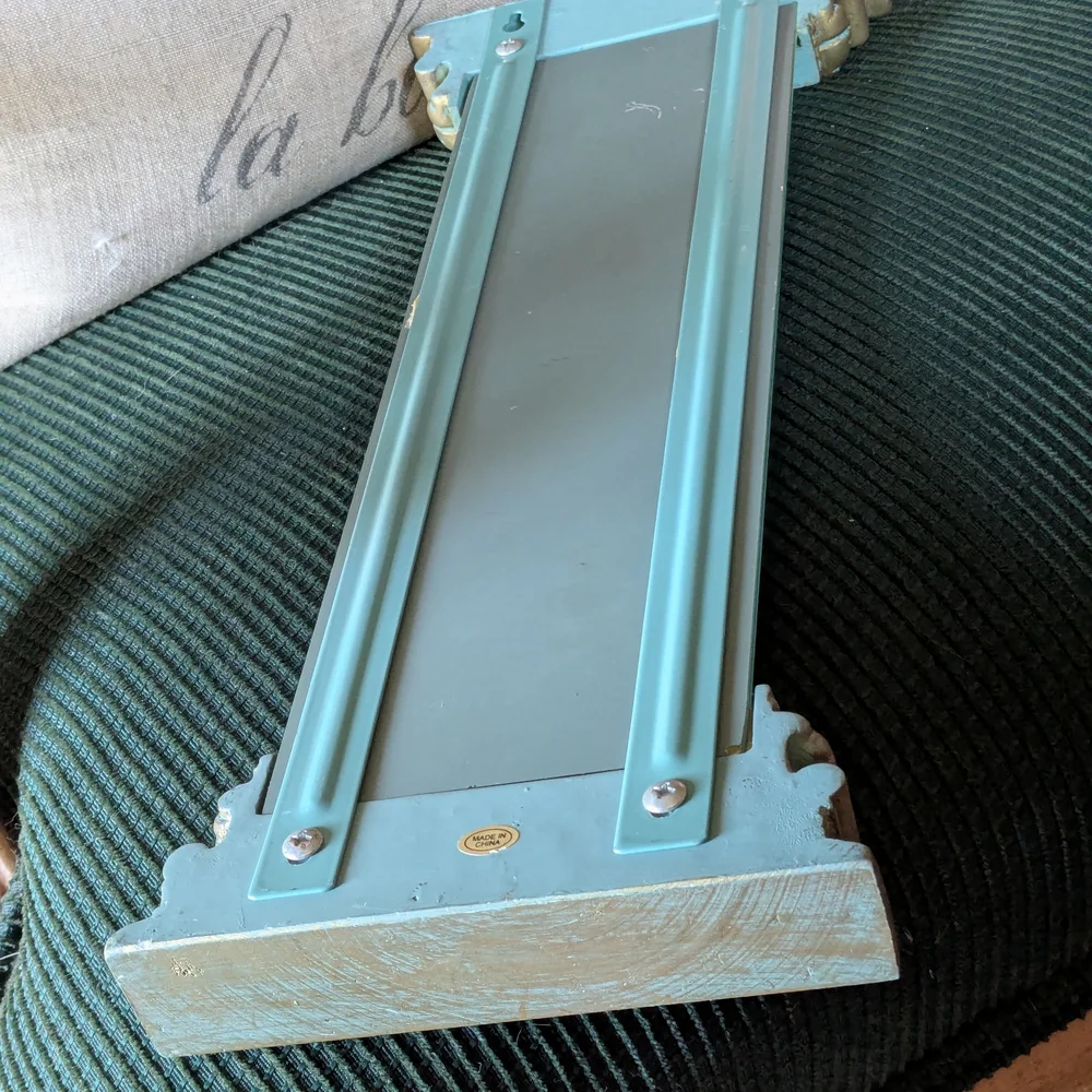 Vintage-Inspired Gold Wall Mirror